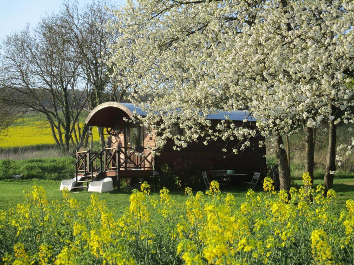 Roulotte Panoramique Du Moulin Bed & Breakfast Chatillon-sur-Marne Exterior photo